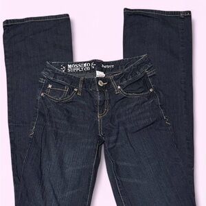 Mossimo Supply Co. Women's Indigo low rise Boot Cut Jeans